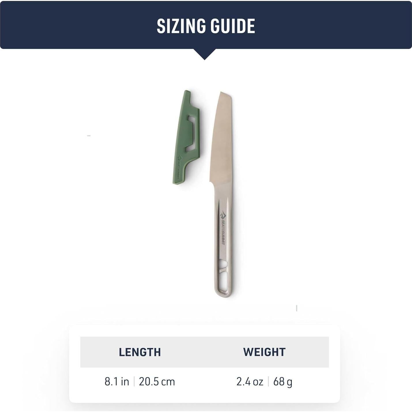 Detour Stainless Steel Paring Knife for Camp Cooking