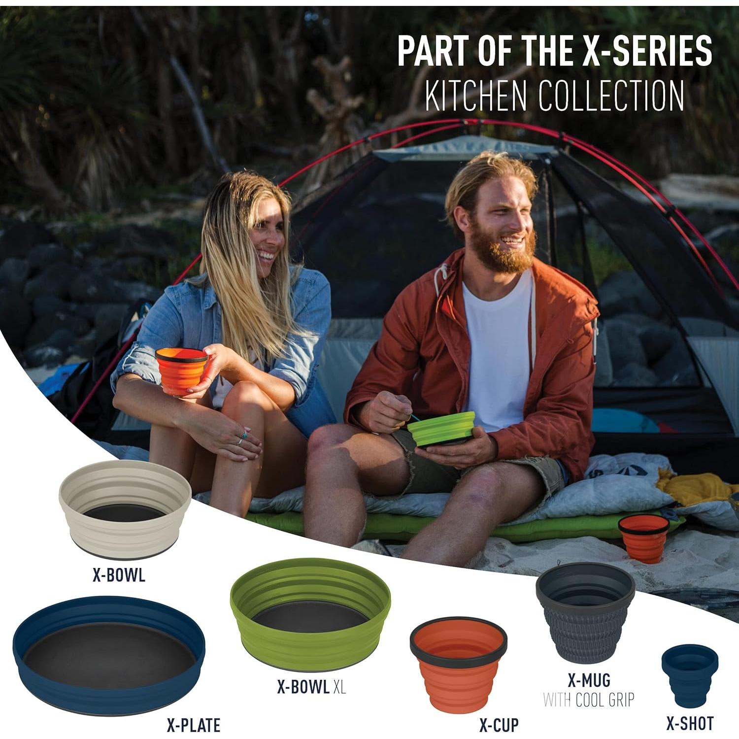 Juego de Utensilios de Camping Plegables Sea to Summit 3 Piezas