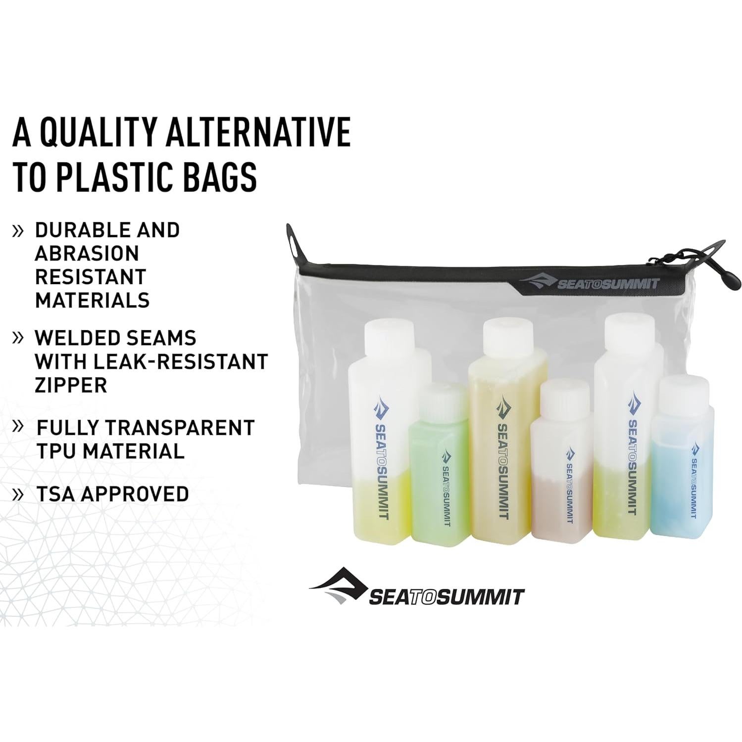 Bolsa de Artículos de Tocador Transparente Sea to Summit 0.95L