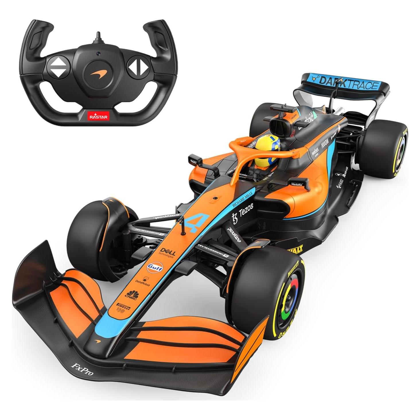 RASTAR RC Car 1/12 Scale 2.4Ghz Remote Control Car for McLaren F1 MCL36 R/C Toy Car Model Vehicle