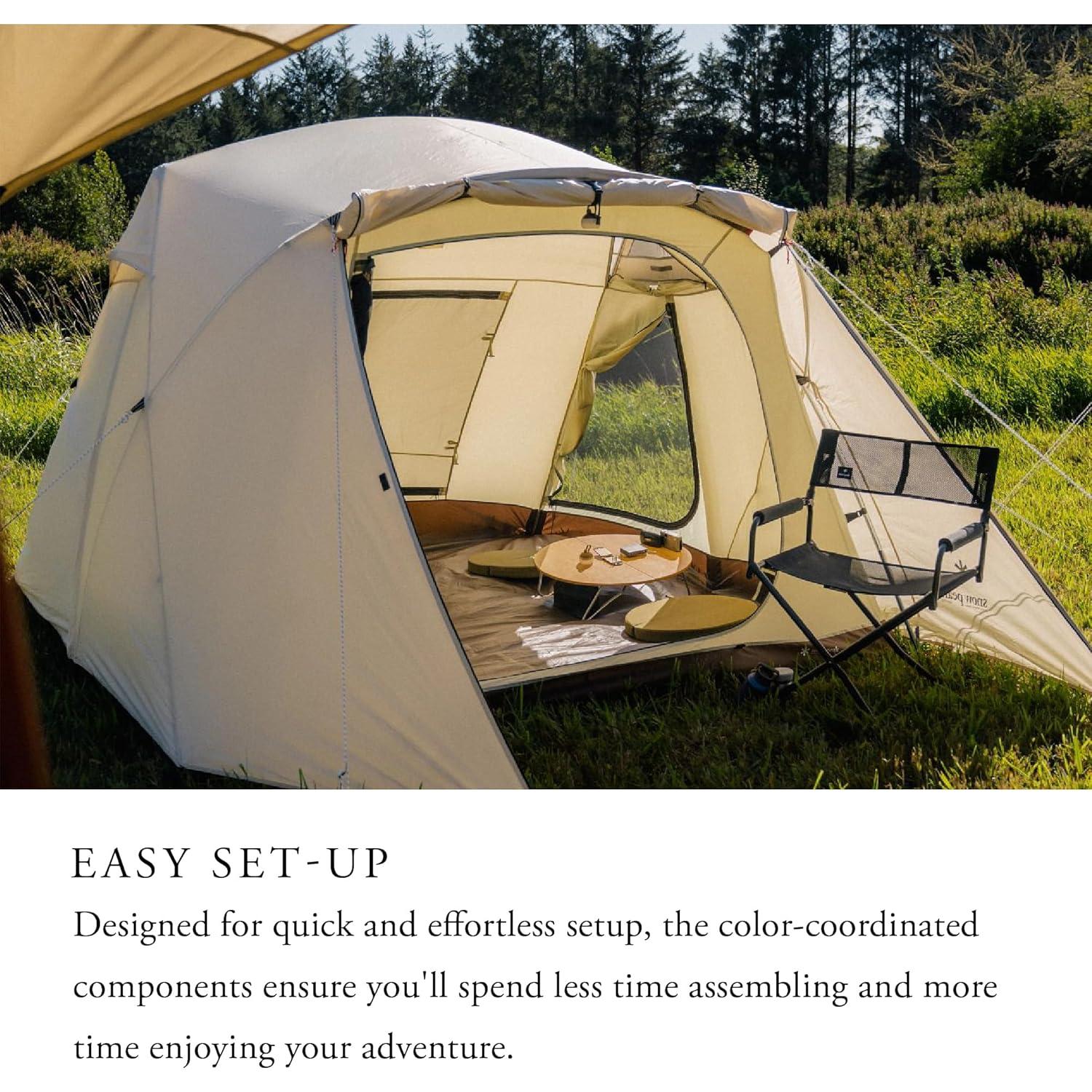 Tienda de Camping Snow Peak Alpha Breeze 4 Personas Impermeable