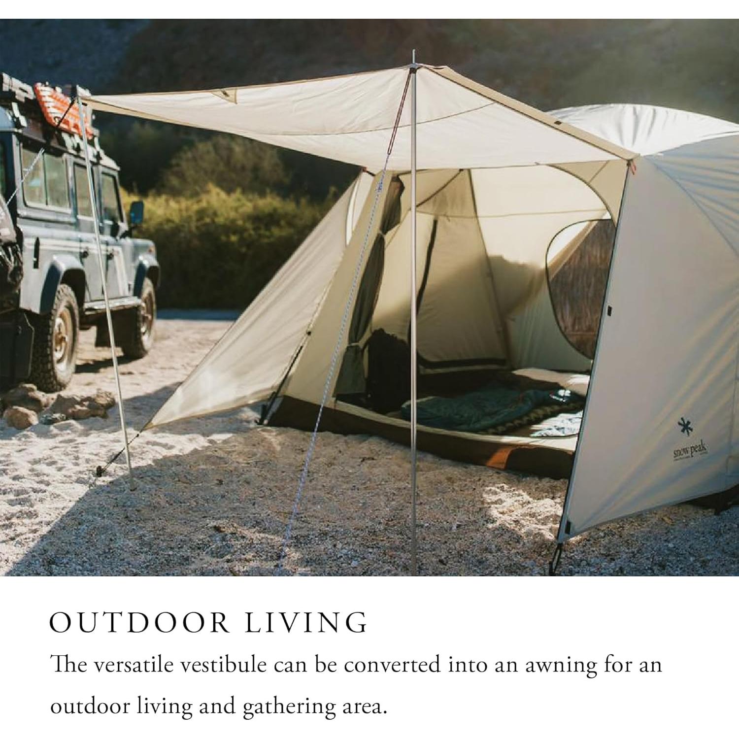 Tienda de Camping Snow Peak Alpha Breeze 4 Personas Impermeable