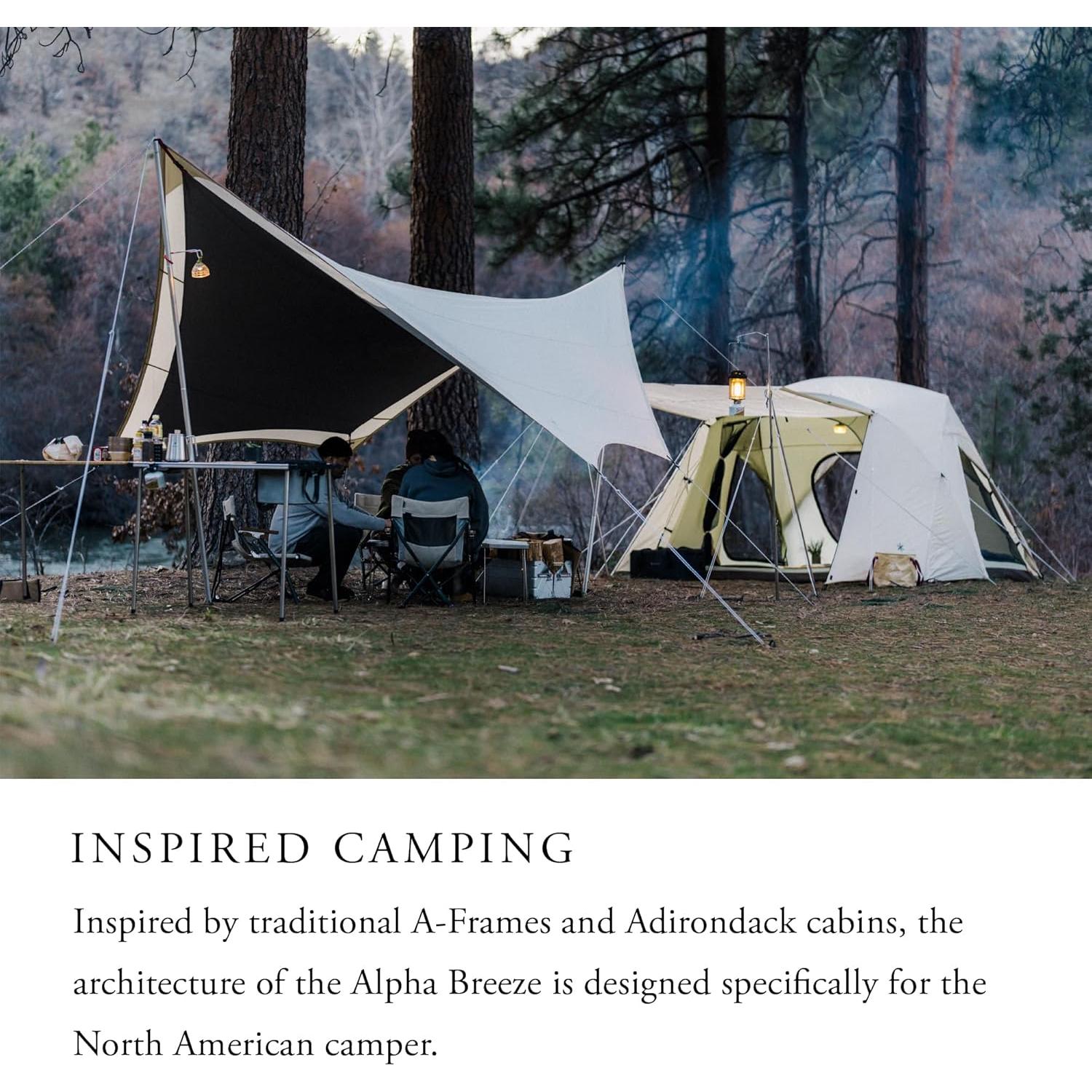 Tienda de Camping Snow Peak Alpha Breeze 4 Personas Impermeable