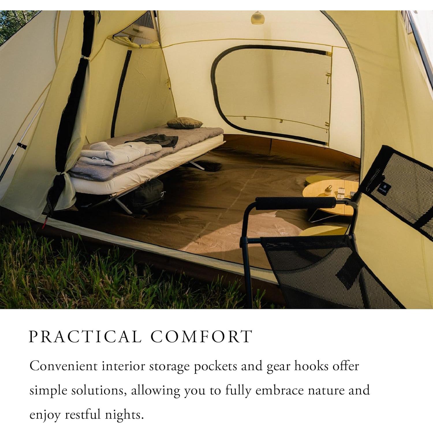 Tienda de Camping Snow Peak Alpha Breeze 4 Personas Impermeable