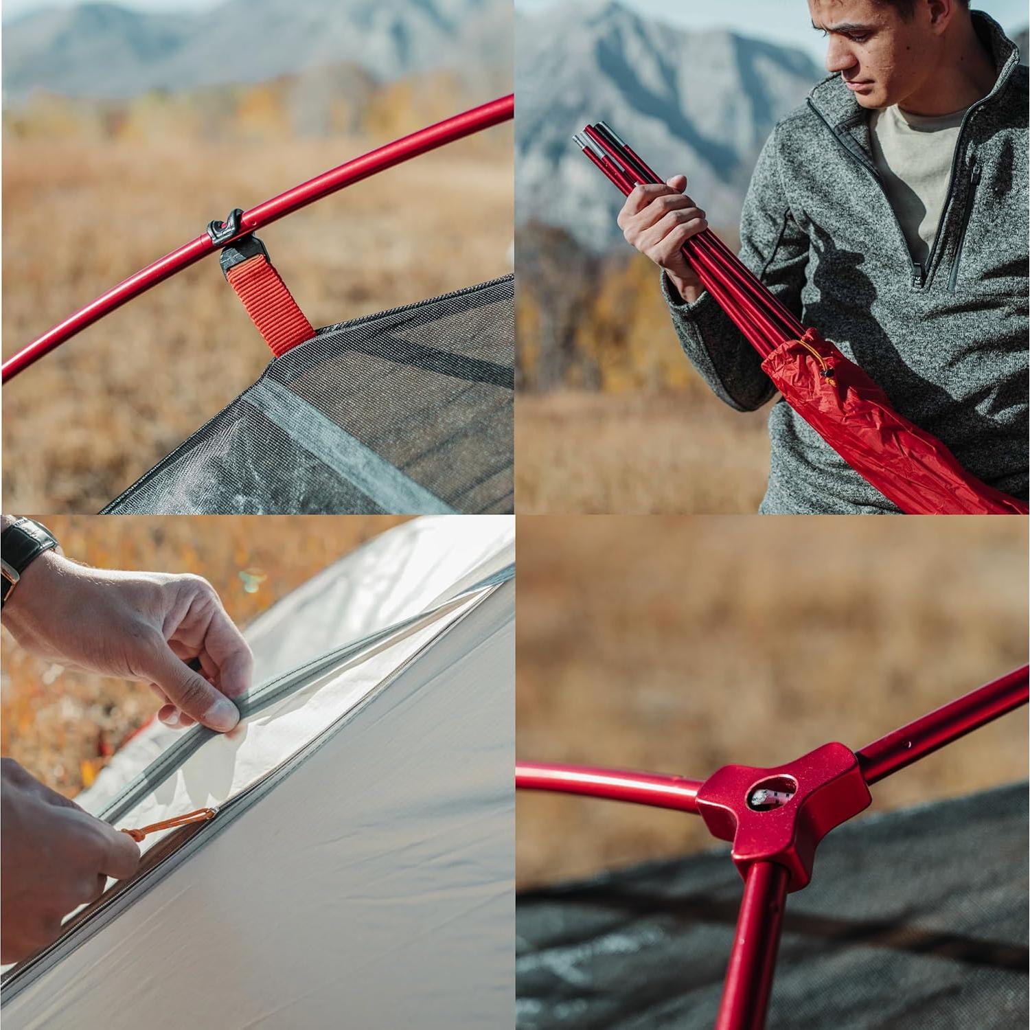 Tienda de Campaña Ultraligera CERCANO CERO 1-2 Personas 20D