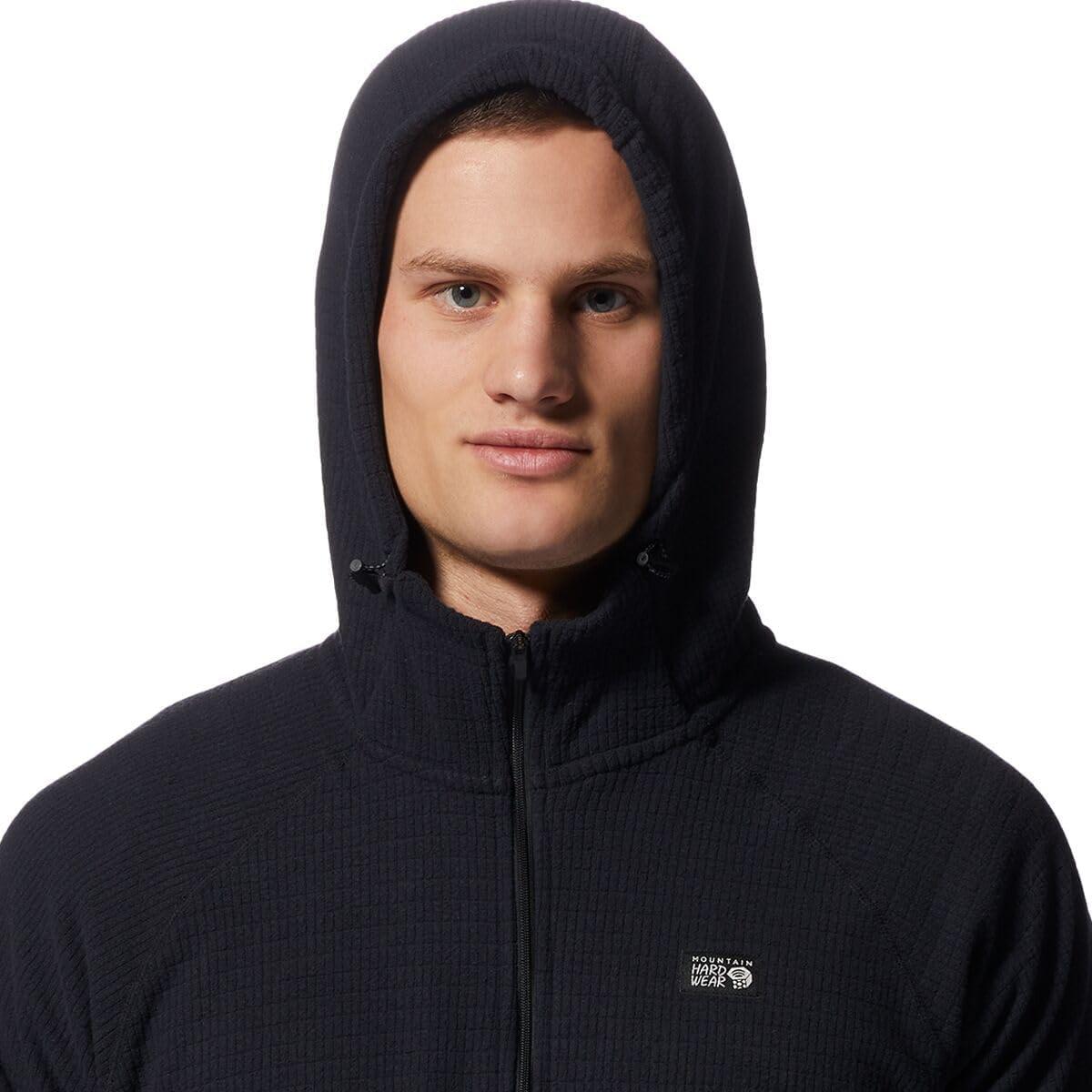Sudadera con Capucha Summit Grid Mountain Hardwear Hombre Grande Negra