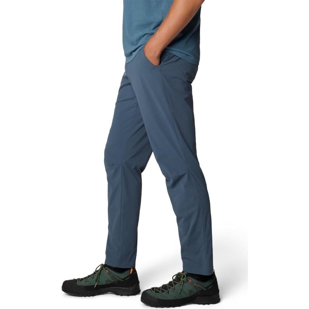 Pantalón Dynama Hombre Mountain Hardwear Azul Luna Grande Corto