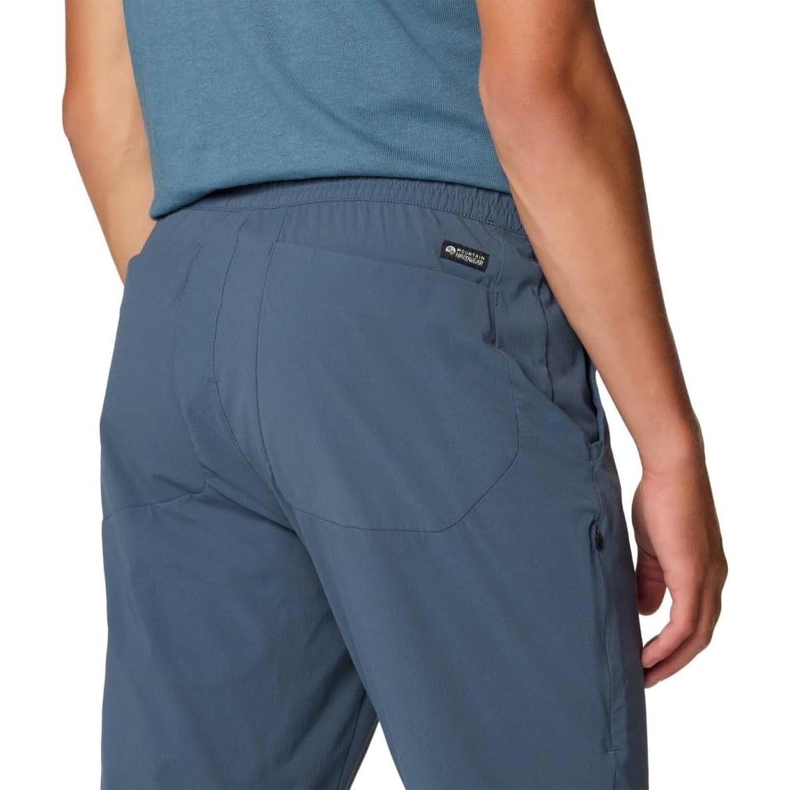 Pantalón Dynama Hombre Mountain Hardwear Azul Luna Grande Corto