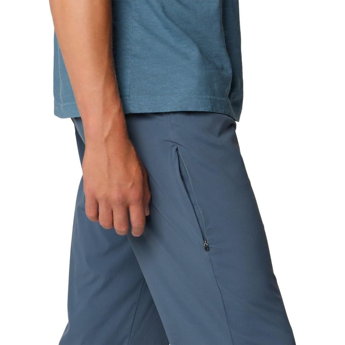 Pantalón Dynama Hombre Mountain Hardwear Azul Luna Grande Corto