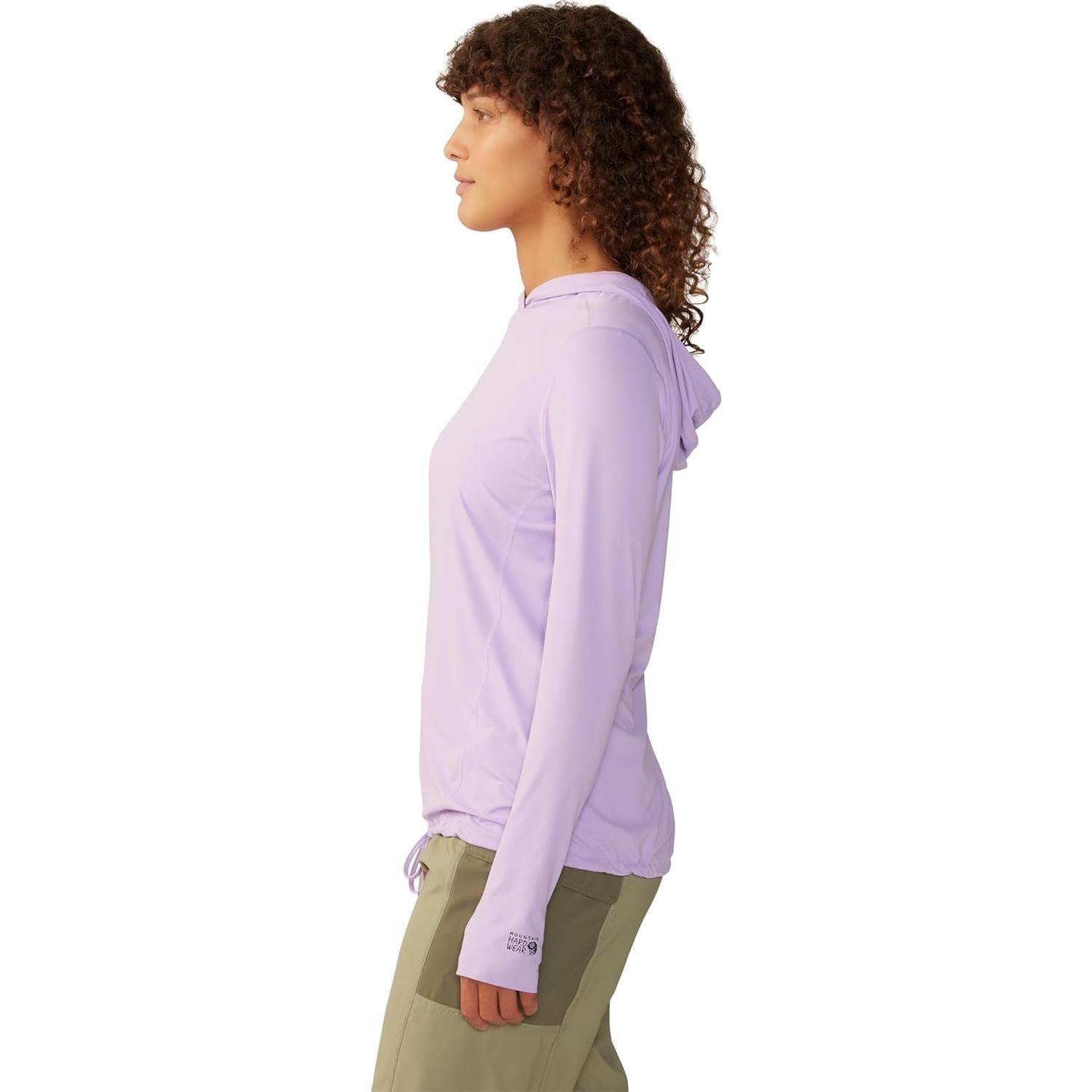 Sudadera con Capucha Mujer Mountain Hardwear UPF 50 Grande Wisteria