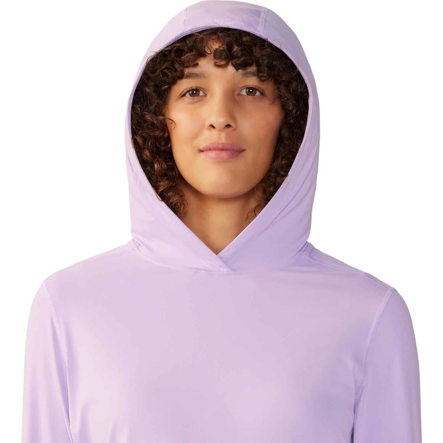Sudadera con Capucha Mujer Mountain Hardwear UPF 50 Grande Wisteria