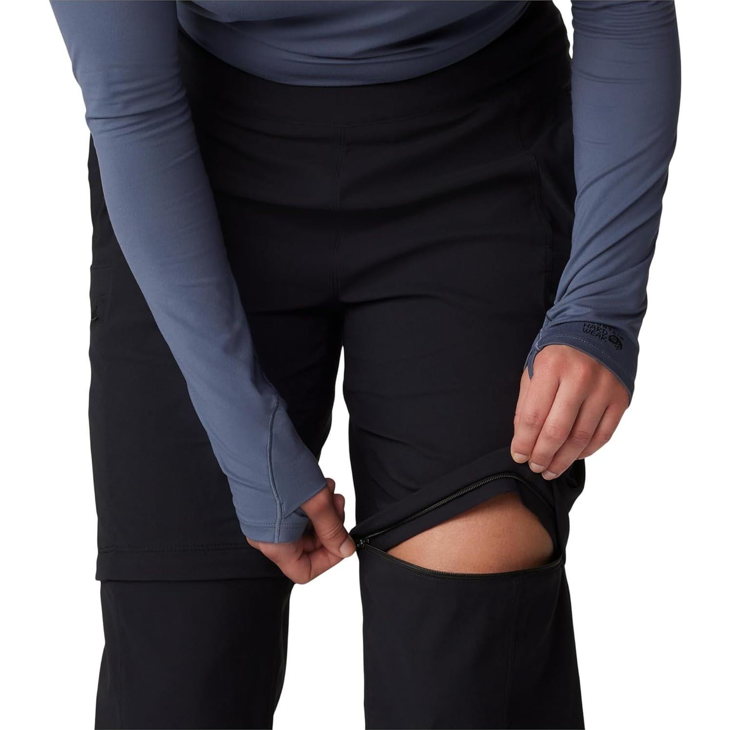 Pantalón Convertible Dynama Mujer Mountain Hardwear Negro XL