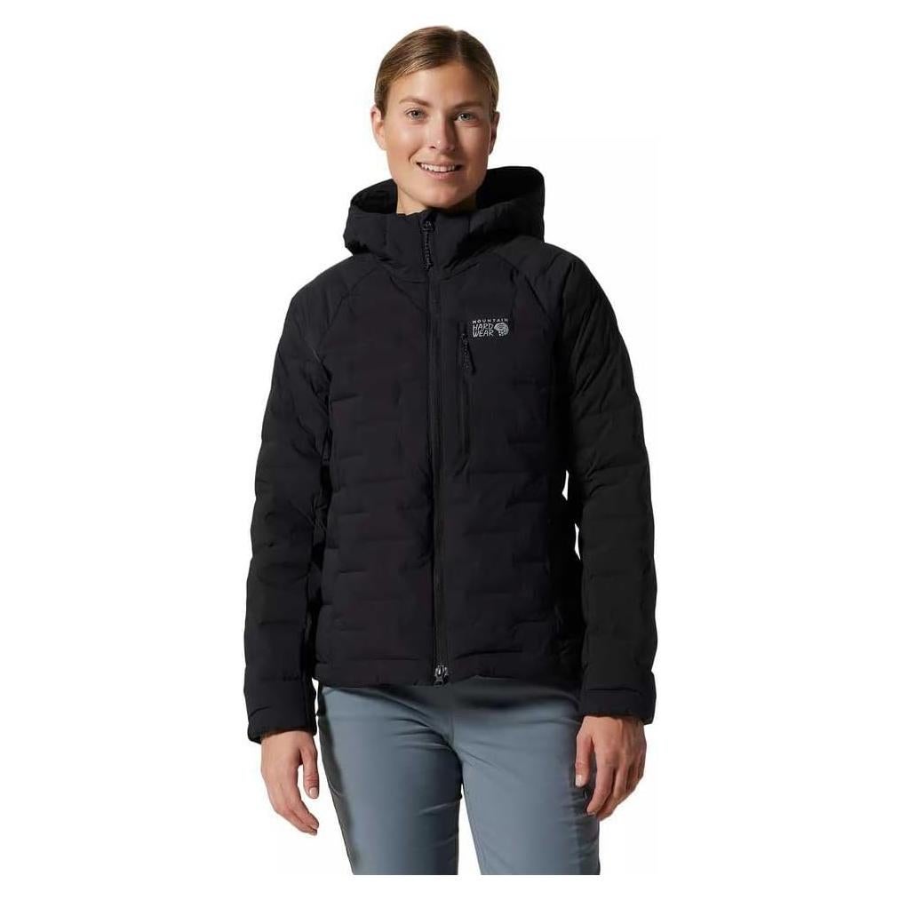 Chaqueta con Capucha StretchDown Mujer Mountain Hardwear Negra
