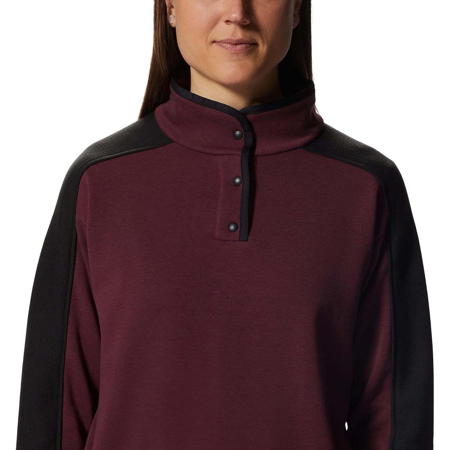 Pullover de Forro Polar Mountain Hardwear para Mujeres - Rojo Cocoa
