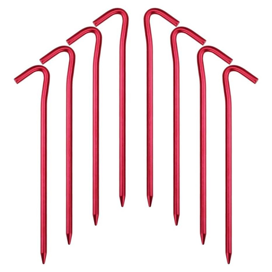 Estacas de Tienda Ultraligeras Hikemax 7075 - Paquete de 10