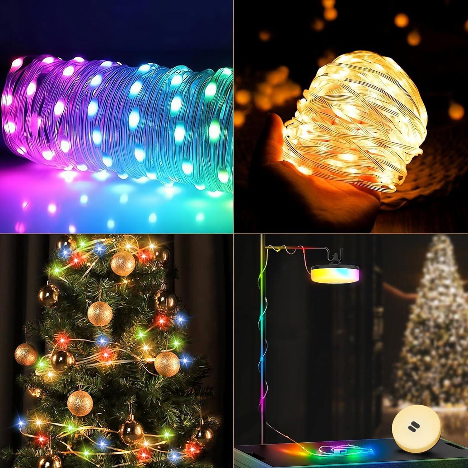 Luces de Camping Recargables UGDLUCK 10m 9 Modos IP4