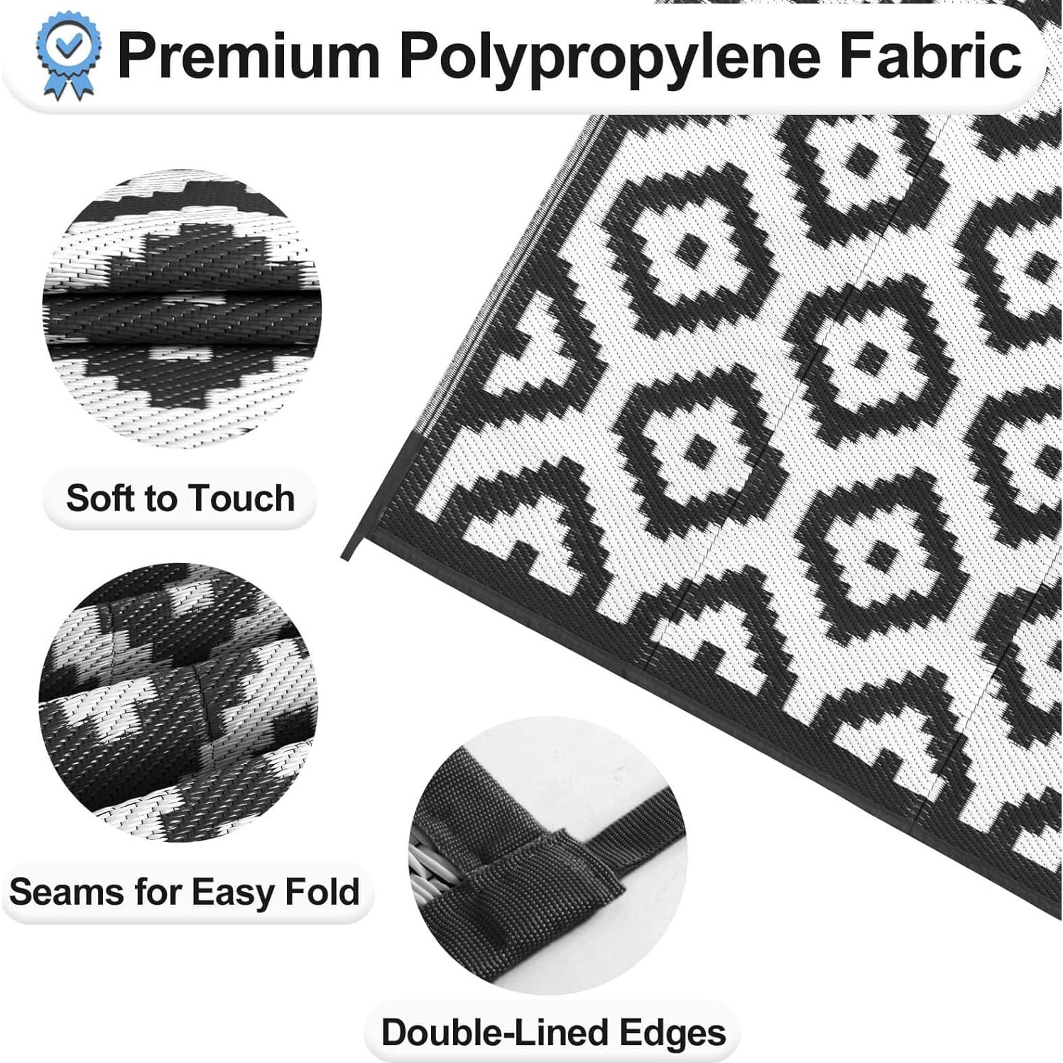 Alfombra Exterior Reversible OutdoorLines 2.74x3.66m Marroquí