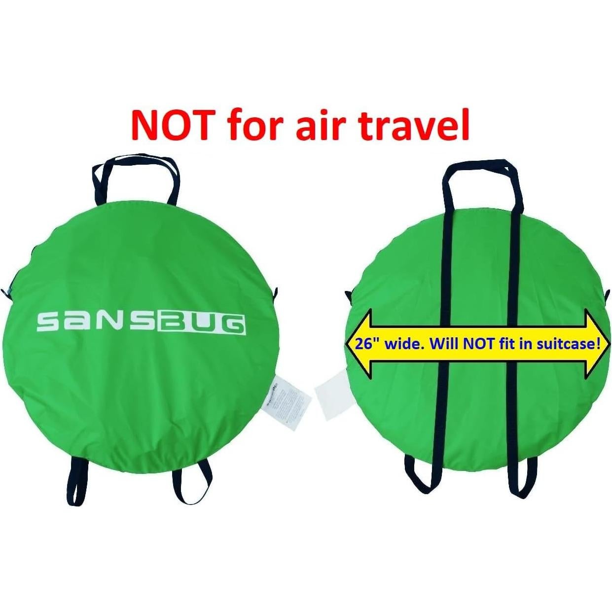 Carpa de Pantalla Instantánea SANSBUG SB-1P-TF-GT para Camping