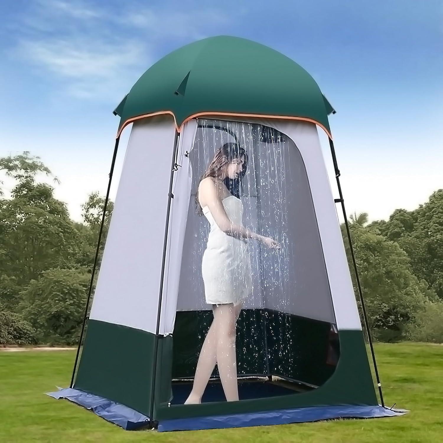 Carpa de Camping Sanheshun 160x160x240cm Impermeable Ducha