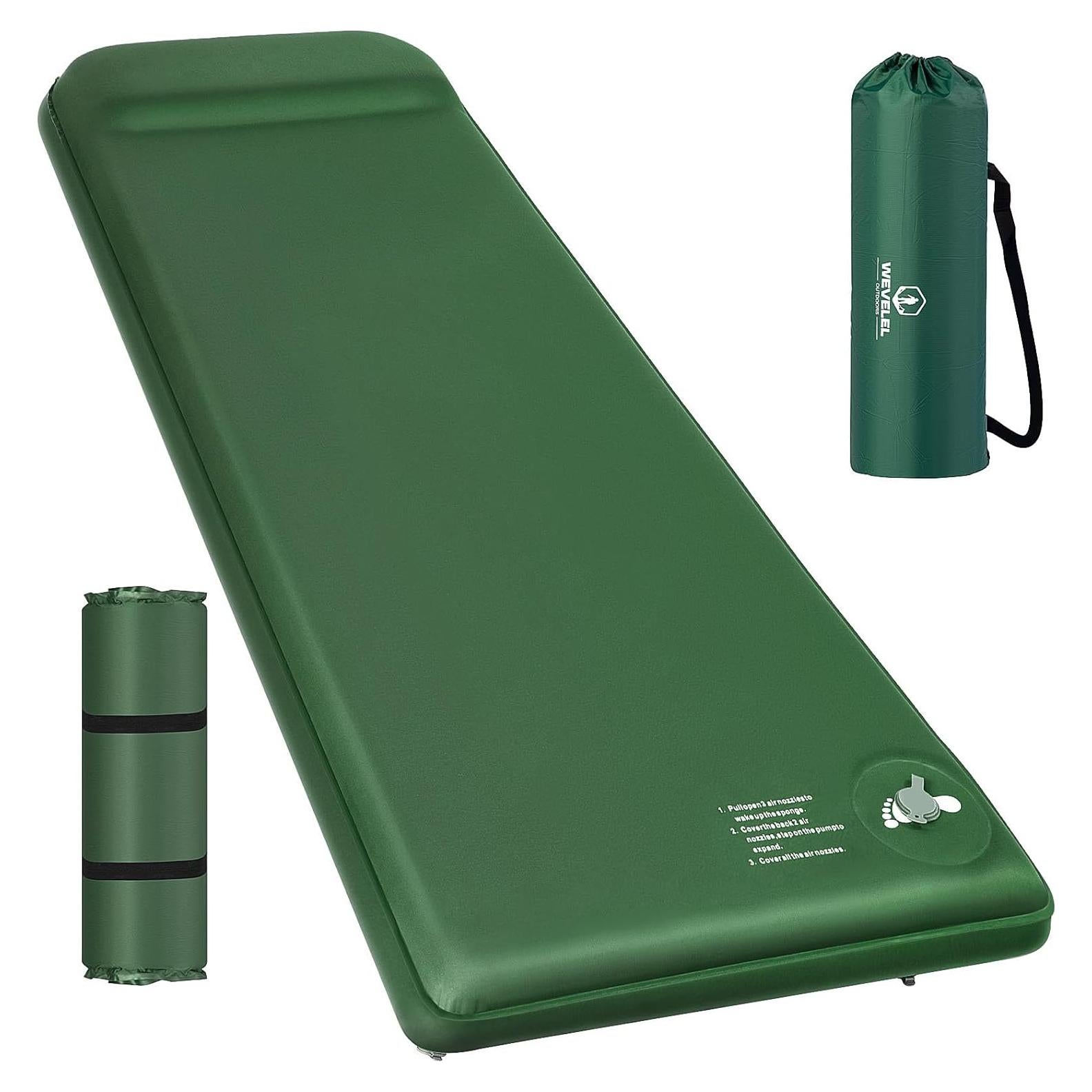 Almohadilla de Sueño Wevelel 137, Espuma de Memoria 8.9 cm