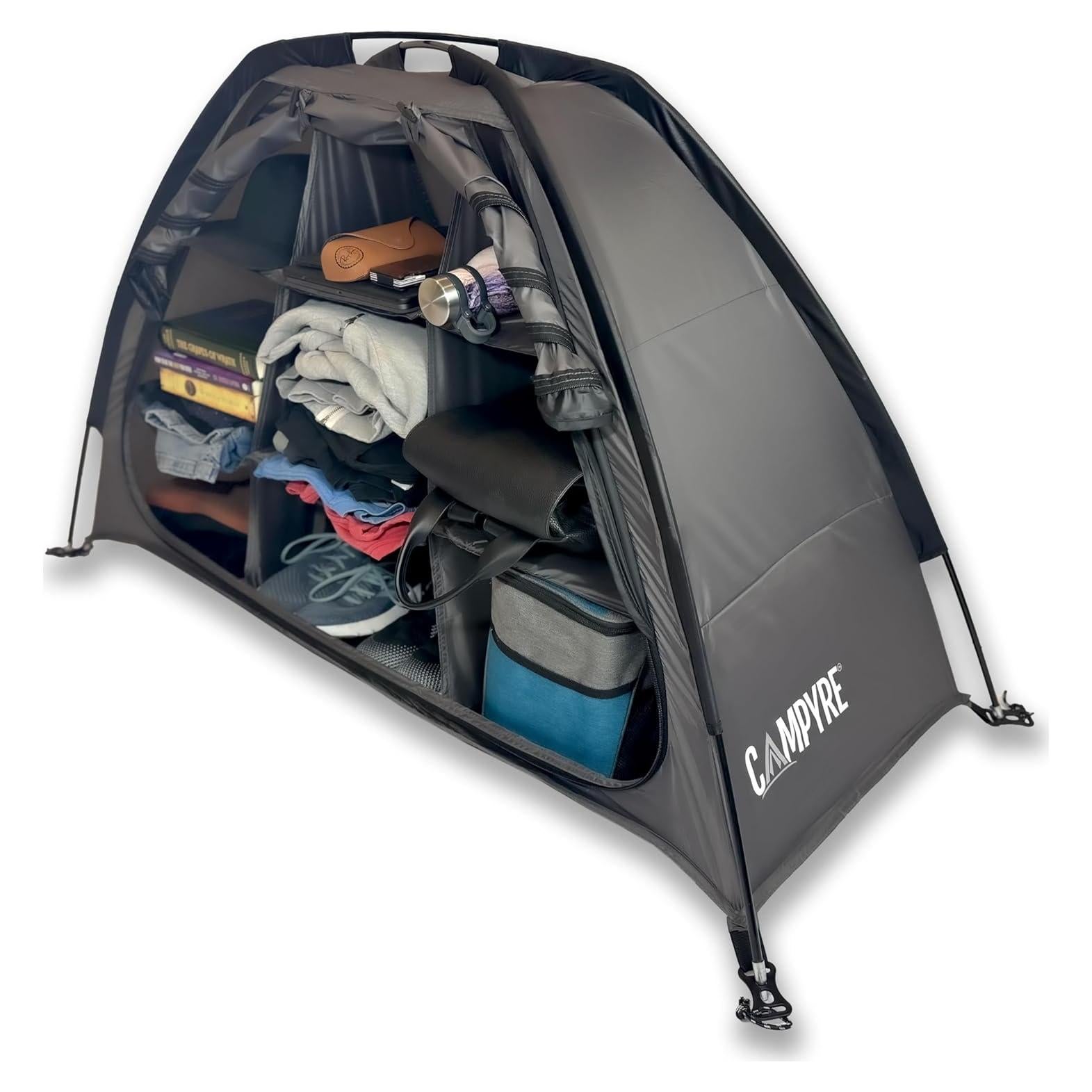 Organizador de Camping CAMPYRE con 9 Estantes - Resistente al Agua