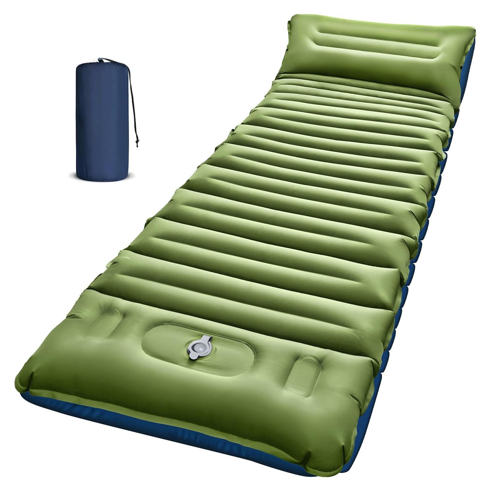 Colchoneta de Camping Myxslop 12 cm Gruesa Inflable con Almohada