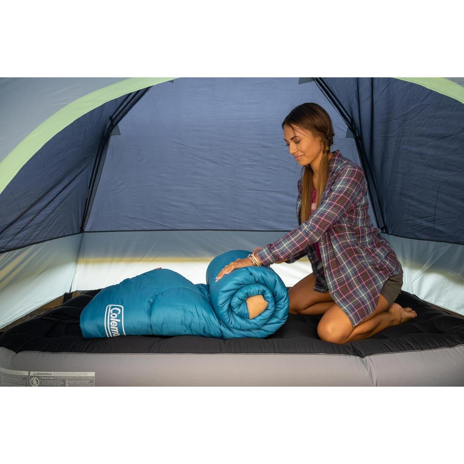 Saco de Dormir Coleman Brazos 20°F -6.7°C para Adultos