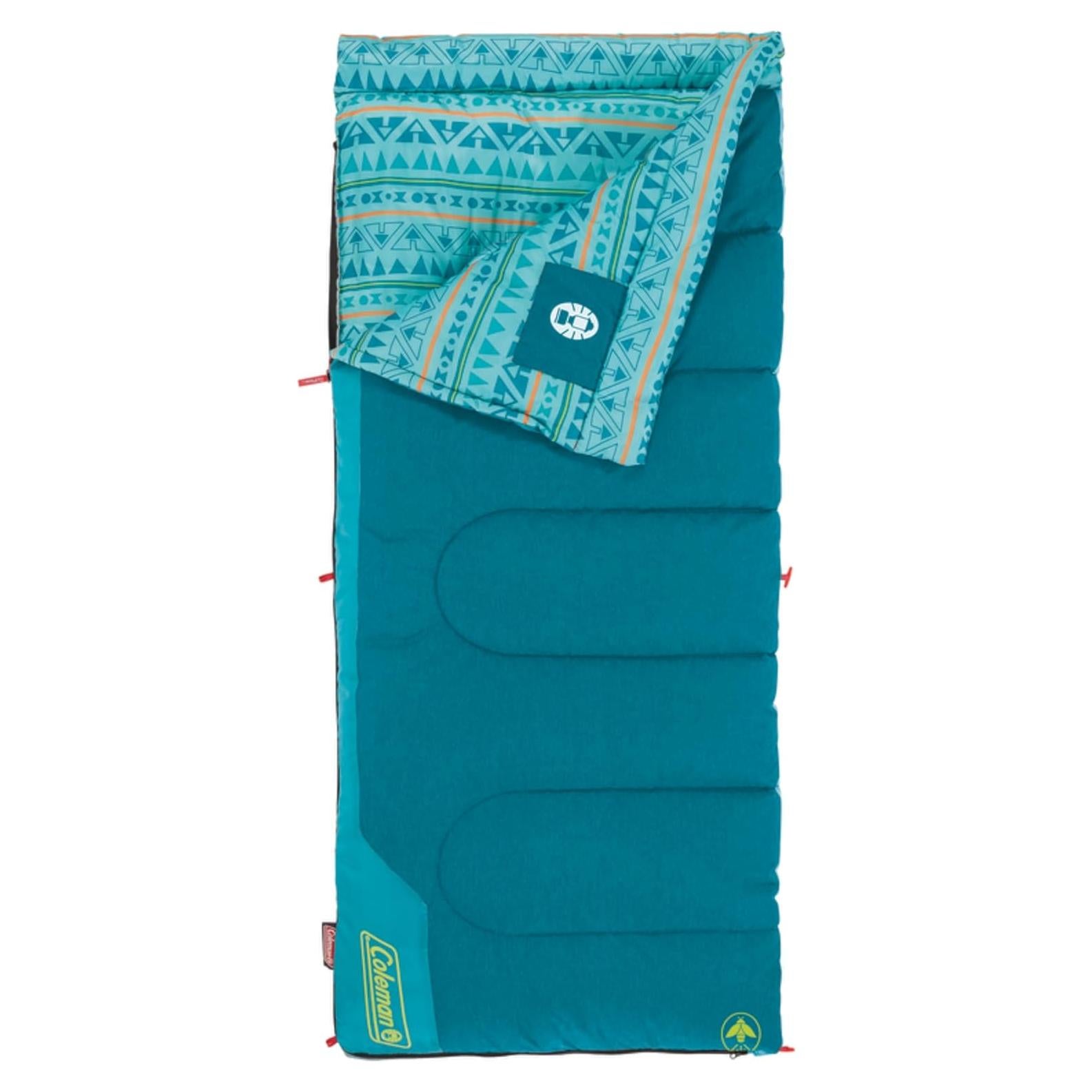 Saco de dormir para niños Coleman 50 Teal 10°C