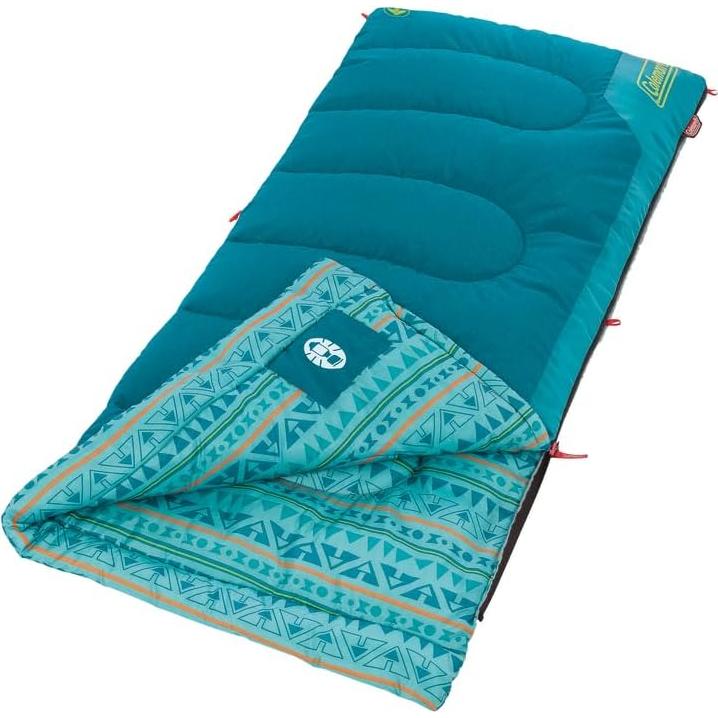 Saco de dormir para niños Coleman 50 Teal 10°C