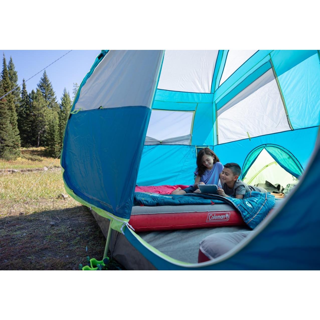 Saco de dormir para niños Coleman 50 Teal 10°C