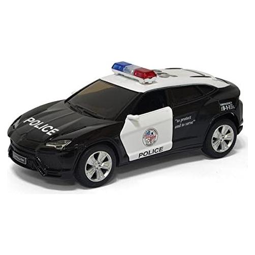 KiNSMART Lamborghini Urus Policía 13 cm Escala 1:38 Juguete