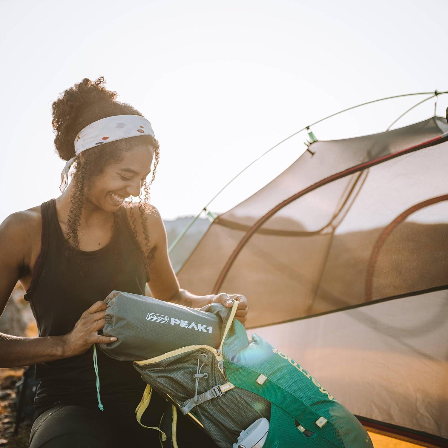Colchón de Campamento Coleman PEAK1 Marigold 0.8 kg