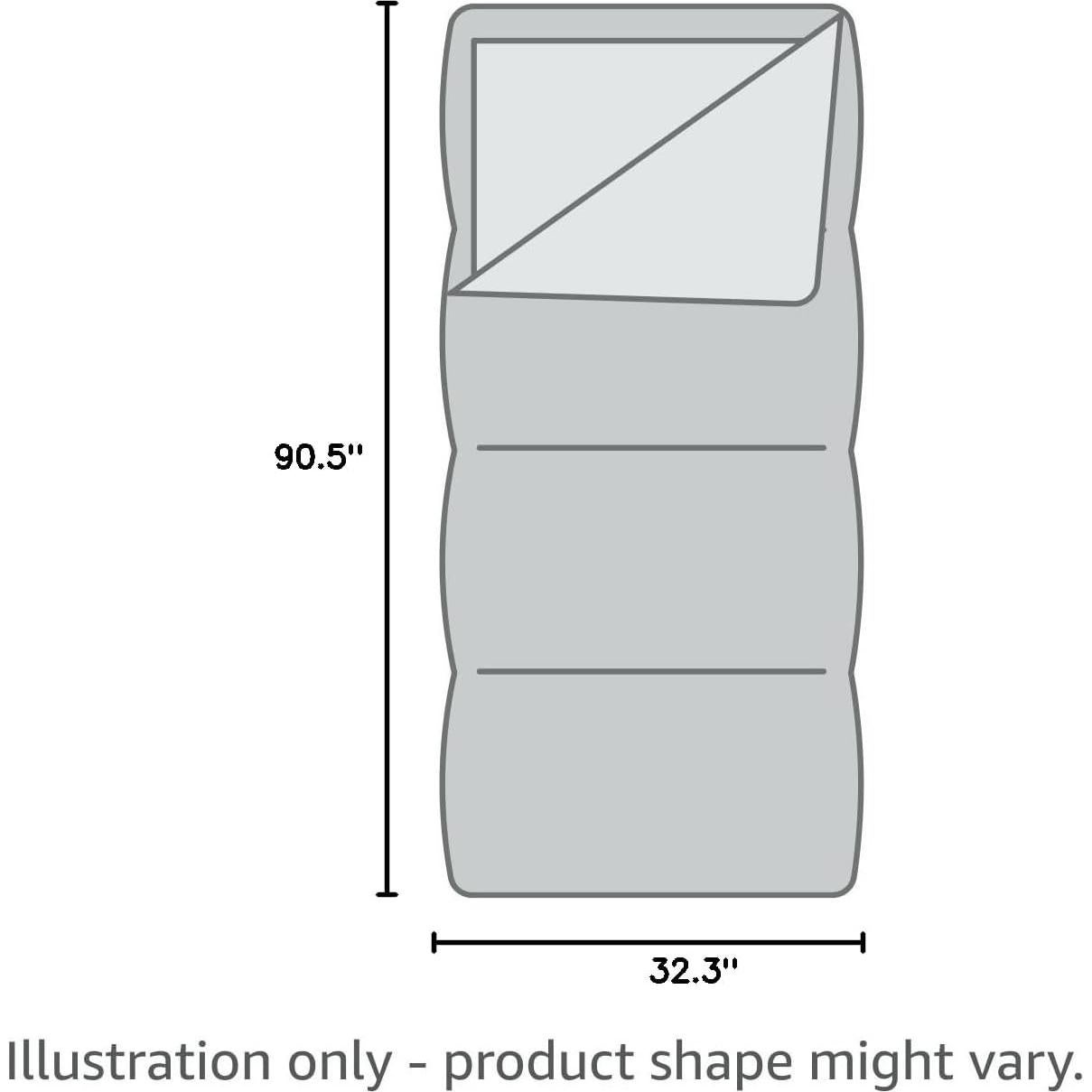 Saco de Dormir MEREZA XL Impermeable para Climas Fríos y Cálidos