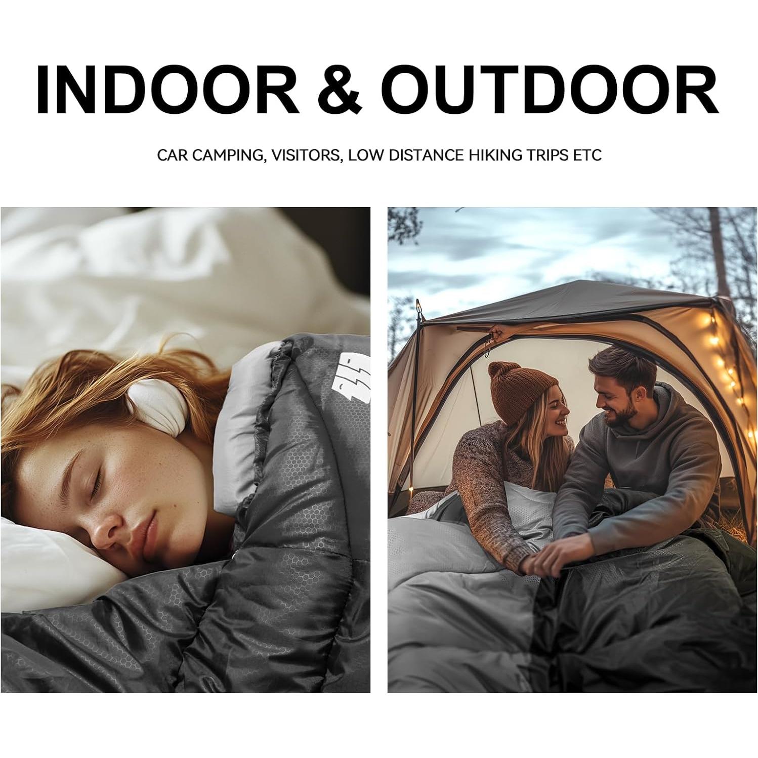 Saco de dormir TANSTRIDER ligero y portátil 1 persona 4°C