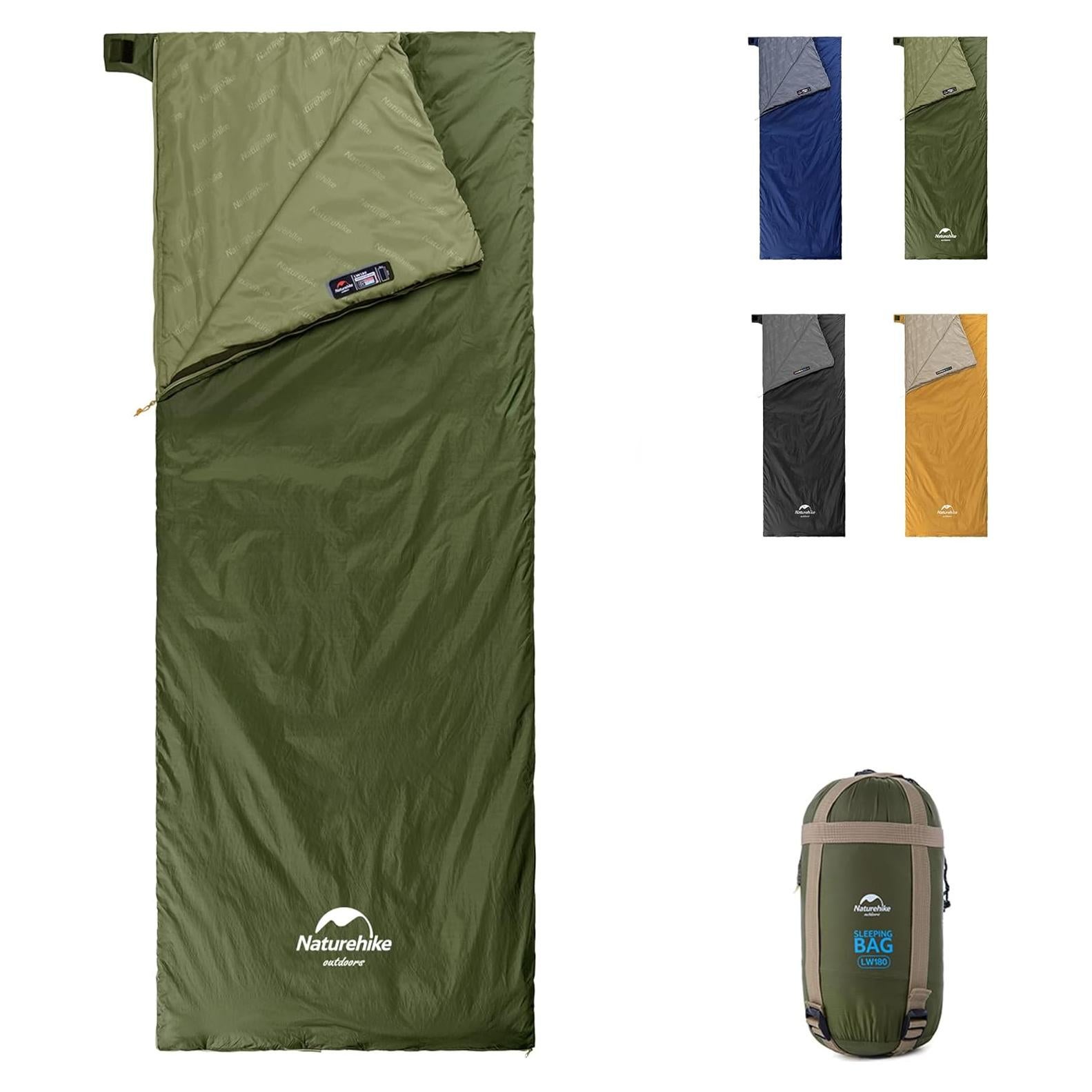 Saco de Dormir Ultraligero Naturehike Verde Marino 0.76 kg