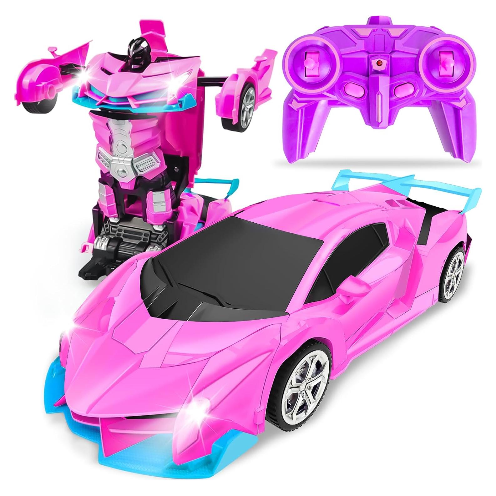 Coche RC Transformador Hymaz 1:18 para Niños 3-8 Años