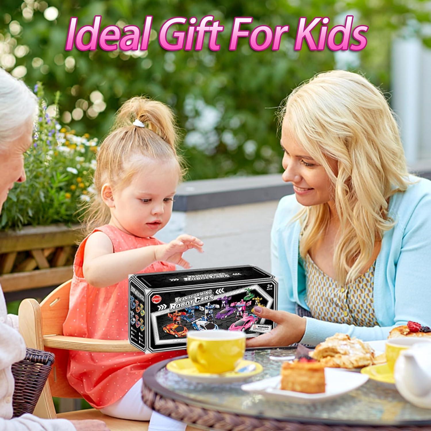 Coche RC Transformador Hymaz 1:18 para Niños 3-8 Años