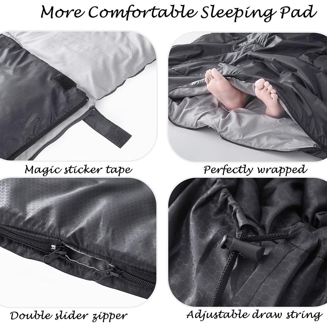 Saco de dormir doble Tuphen TP-2-SD XL 220x150 cm 3 estaciones