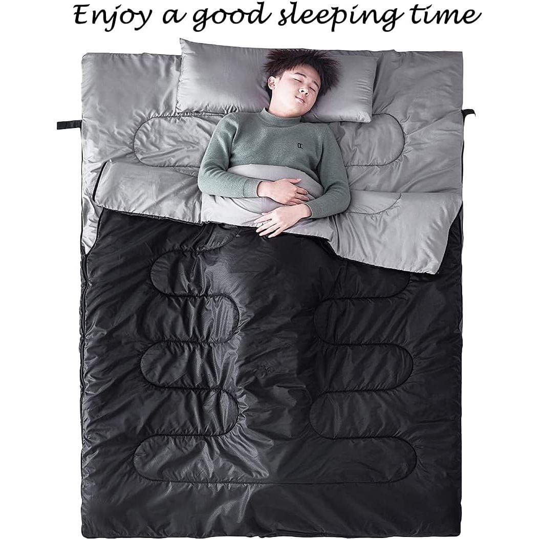 Saco de dormir doble Tuphen TP-2-SD XL 220x150 cm 3 estaciones