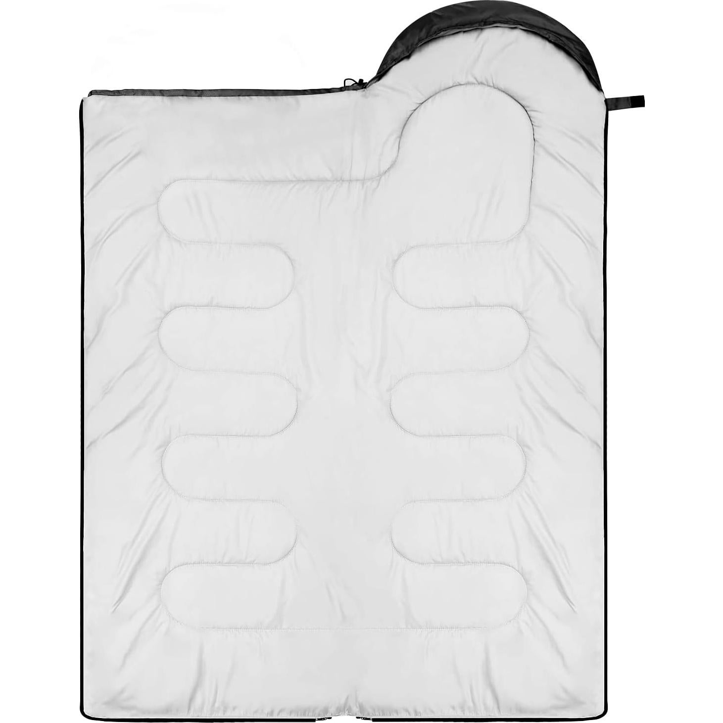 Saco de dormir Sportneer 4 estaciones 220x76cm negro