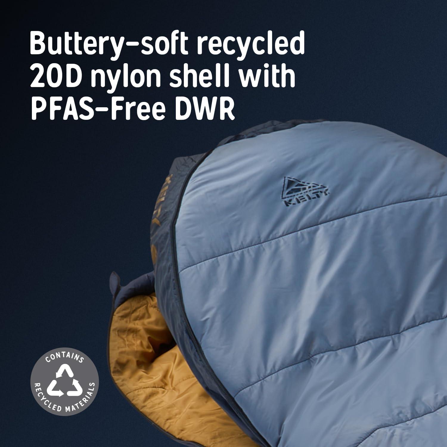 Saco de dormir Kelty Cosmic 20 Synthetic 3 estaciones 1.83 m