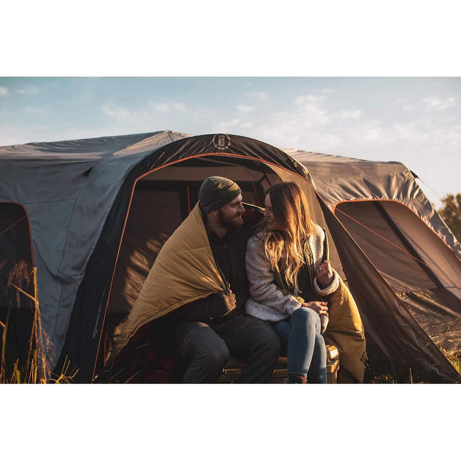 Saco de Dormir Extra Grande Bushnell con Capucha 20 Grados