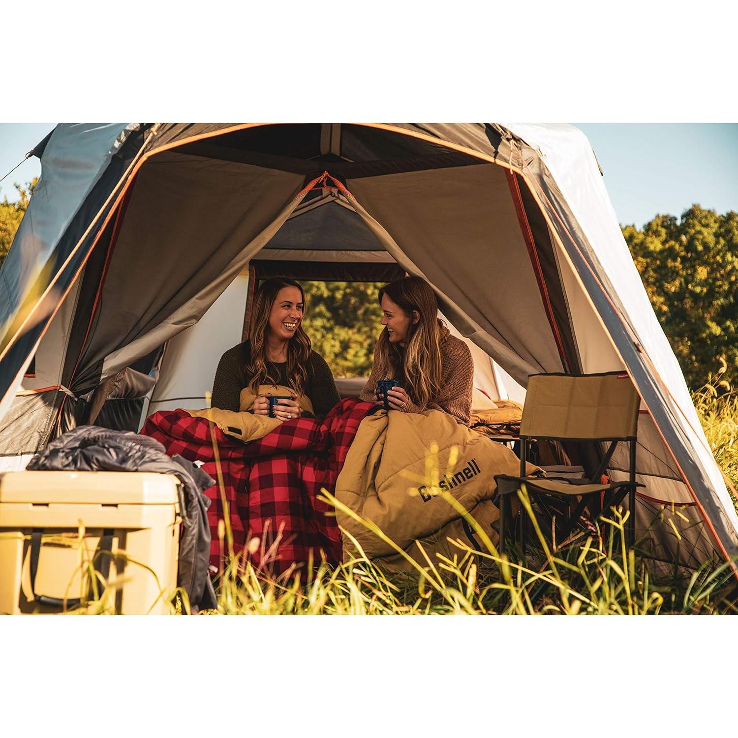 Saco de Dormir Extra Grande Bushnell con Capucha 20 Grados