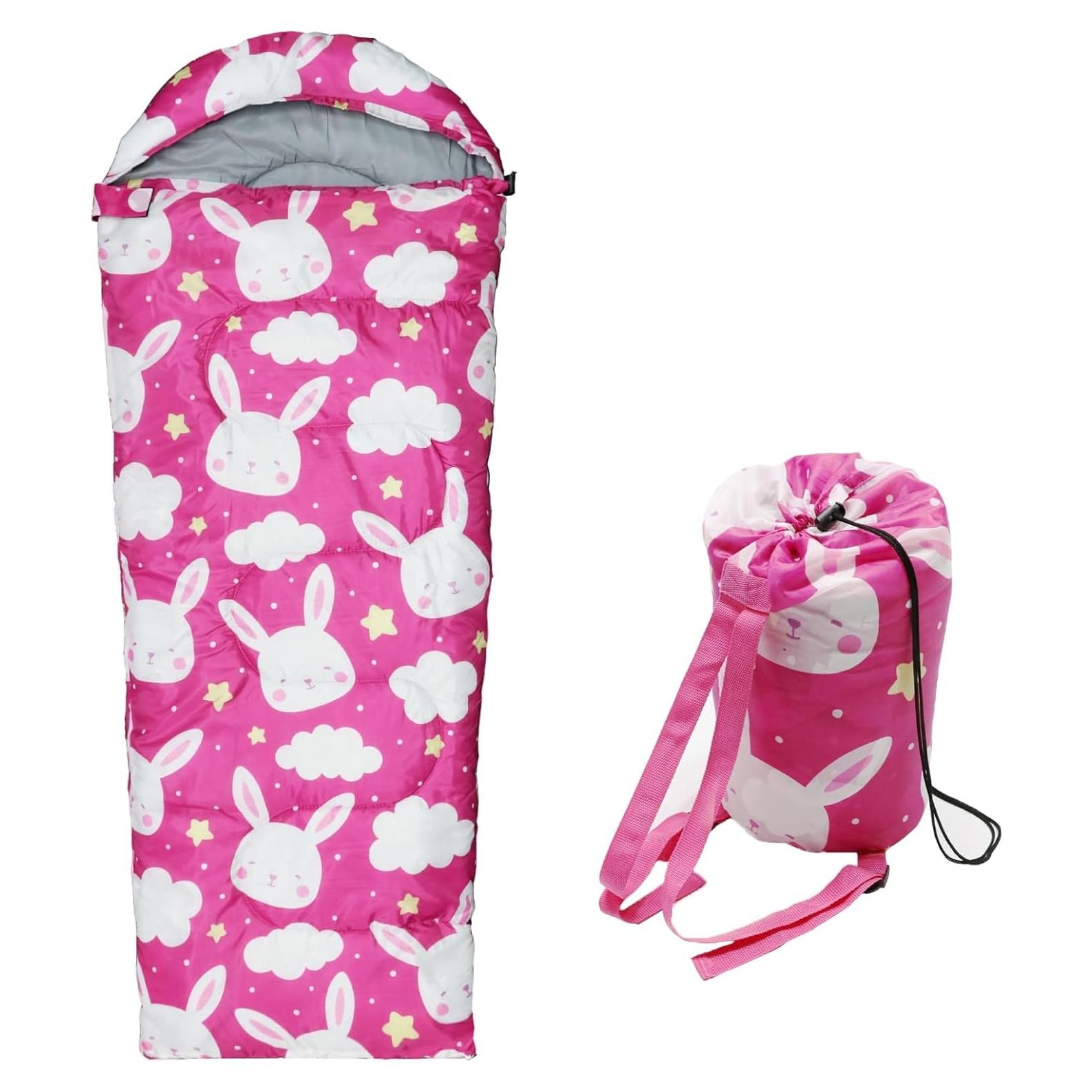 Saco de dormir para niños Tuphen 3 estaciones Rosa 155x60cm