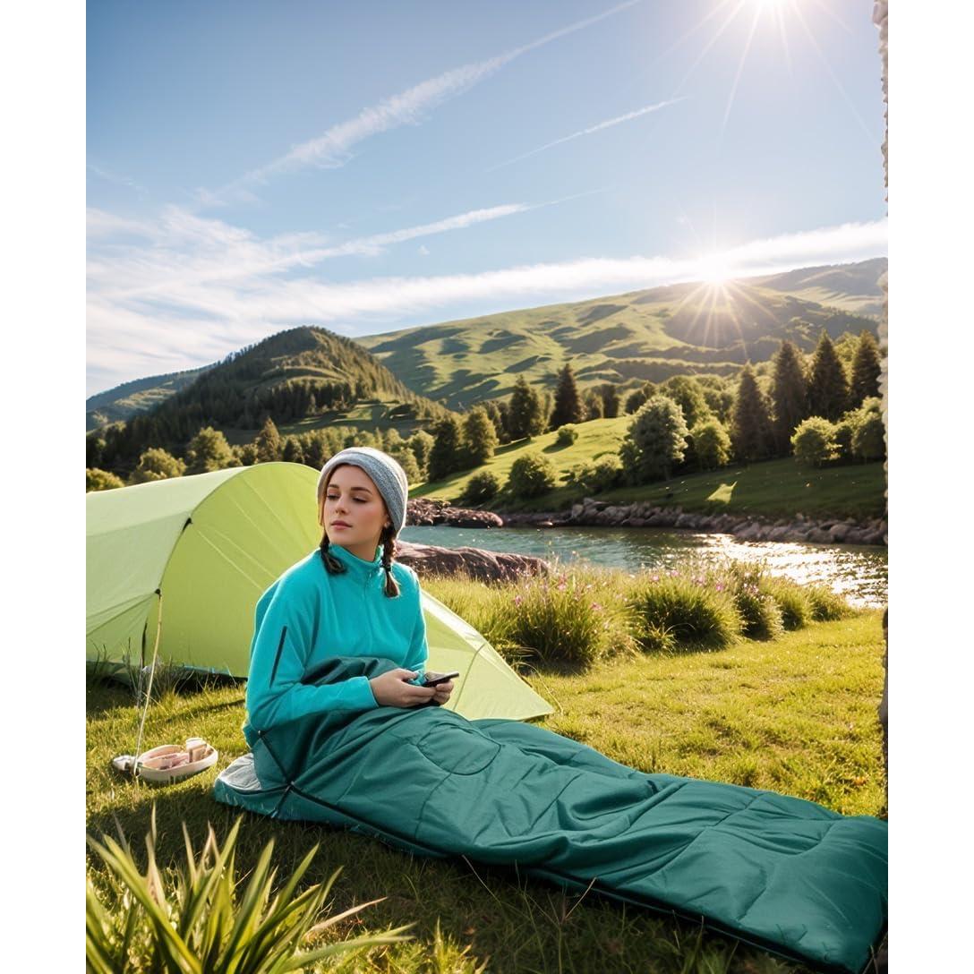 Saco de dormir Wind Tour 3 estaciones impermeable 215x80 cm