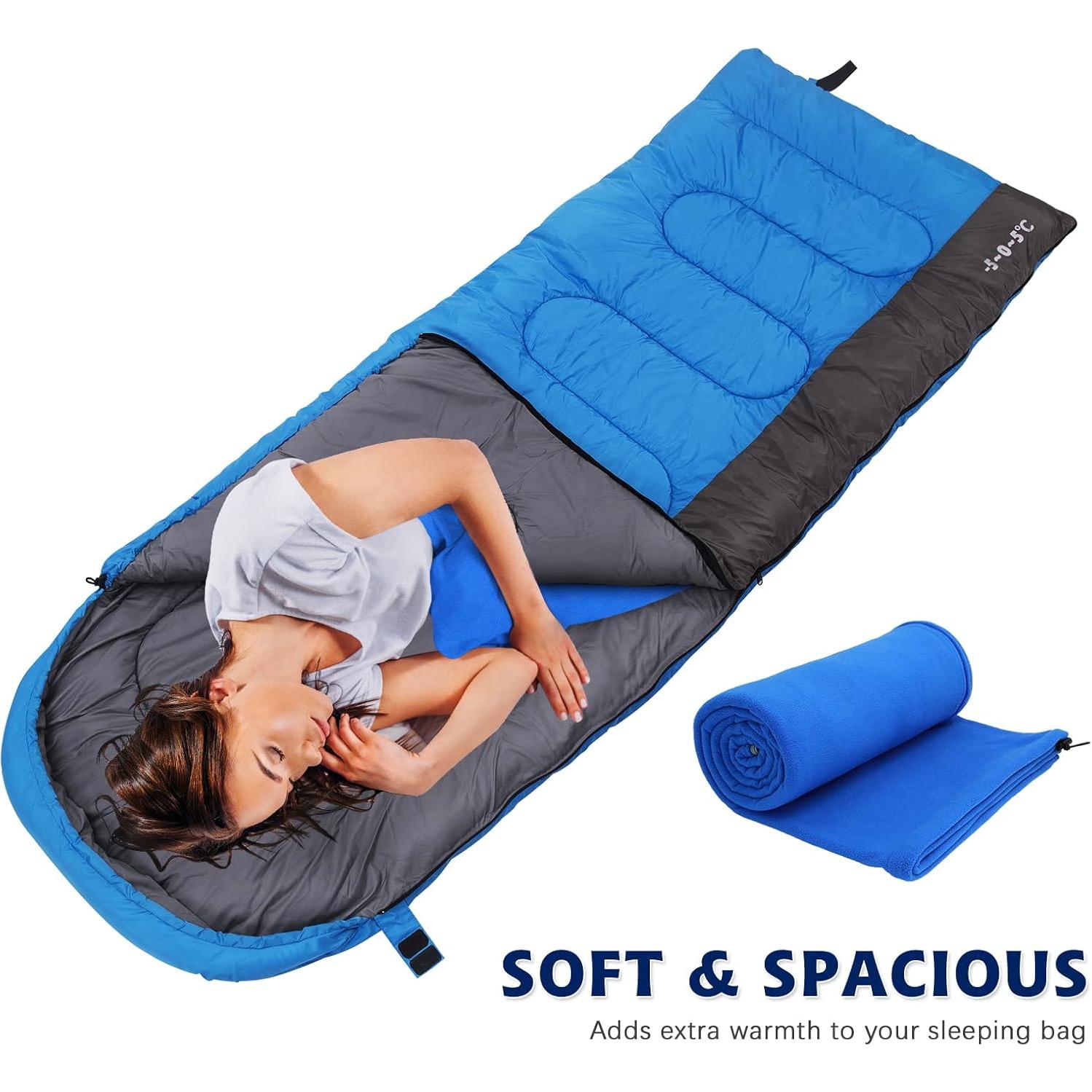 Forro de Saco de Dormir Polar Arctic Lemmings 190.5 cm Azul