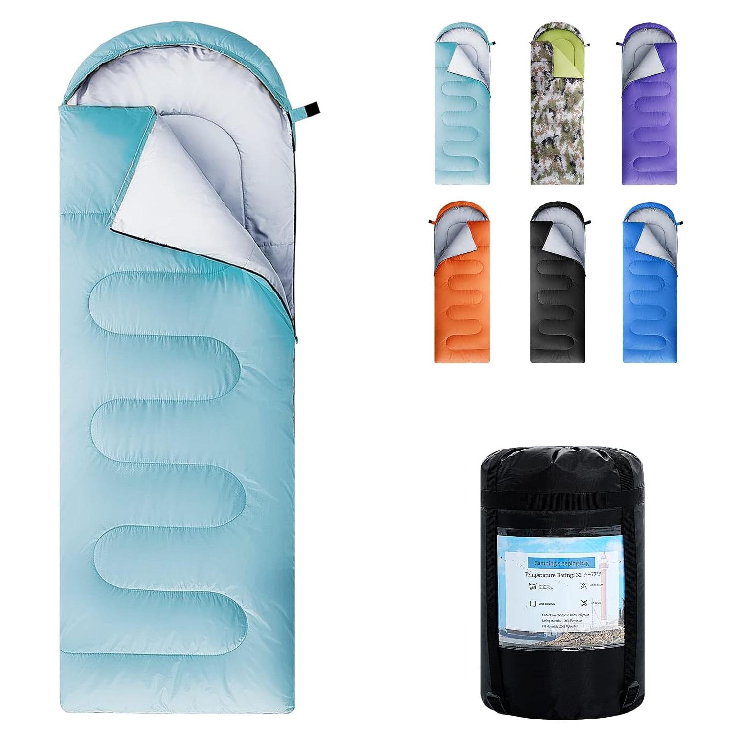 Saco de Dormir ORTHOMTEX Individual Impermeable 3-4 Estaciones