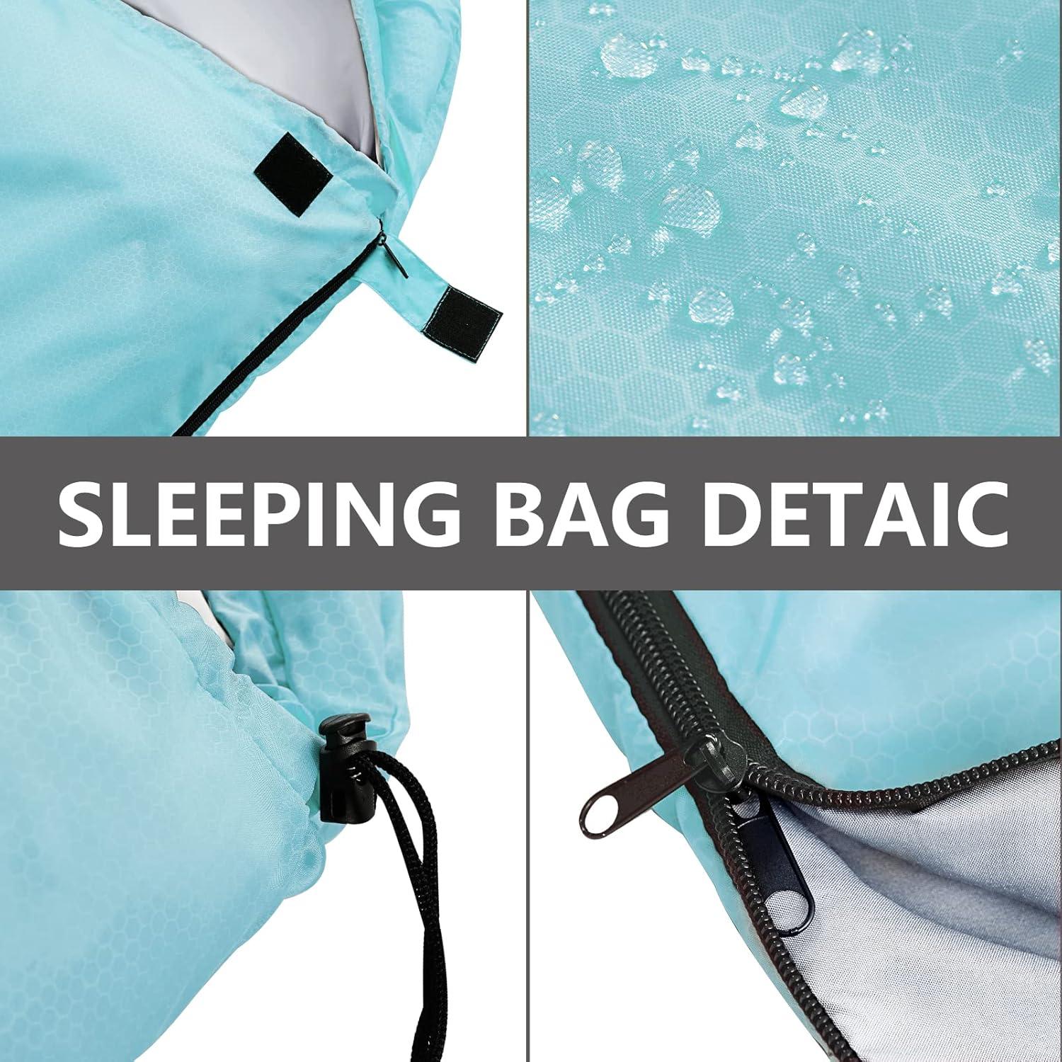 Saco de Dormir ORTHOMTEX Individual Impermeable 3-4 Estaciones