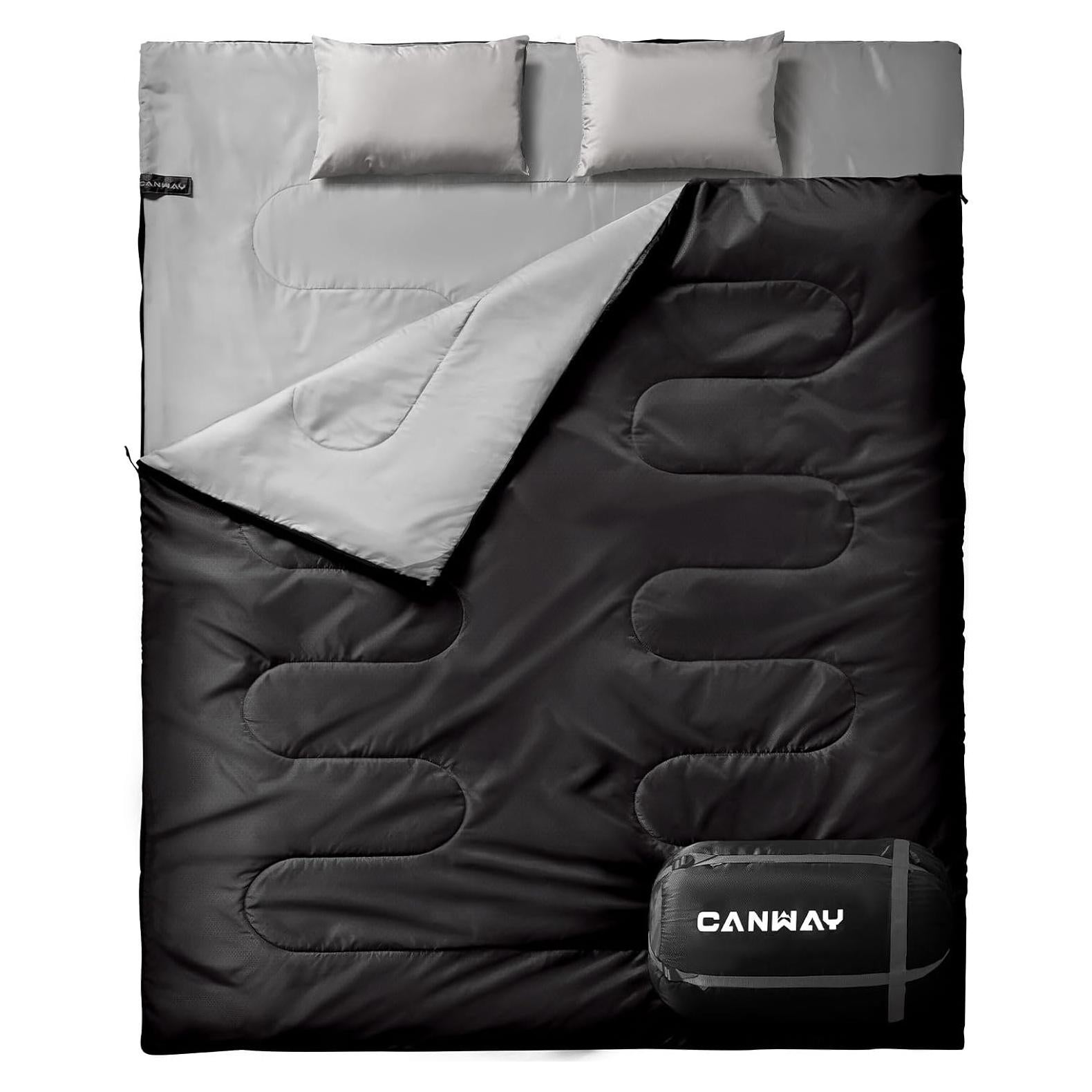 Saco de Dormir Doble CANWAY Reina 220x150cm para 2 Personas