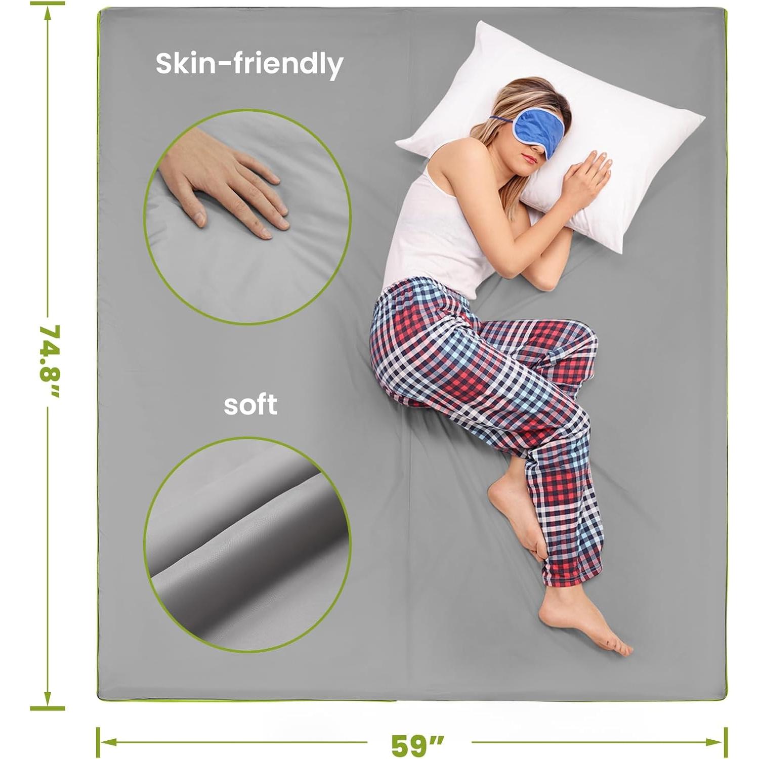 Saco de Dormir WILDROOTS Verde 3 Estaciones 189.9x74.9 cm